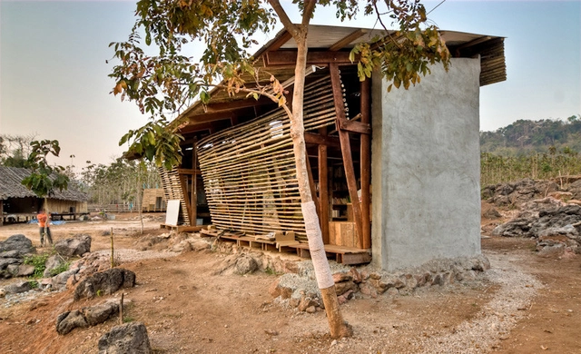 Safe Haven Library / TYIN Tegnestue - Library, Facade, Door