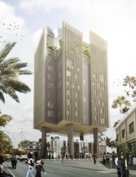 Mikou Studio construirá las oficinas de Africa news en el Congo - Edificio De Oficinas