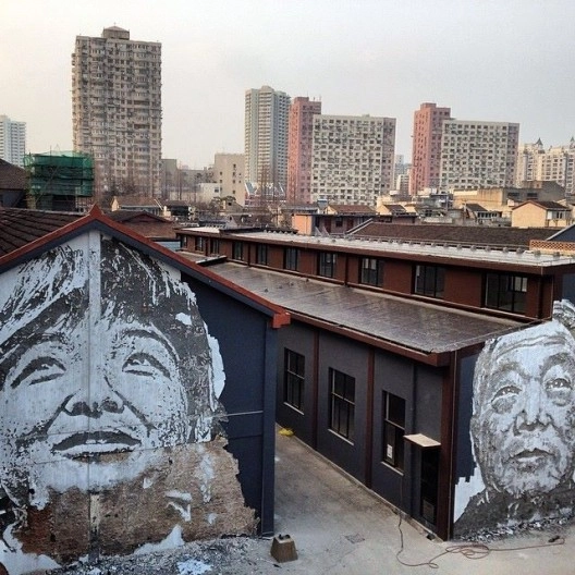 Arte y Arquitectura: Los murales del portugués Vhils, creados a través de la "destrucción" - Arte Y Arquitectura