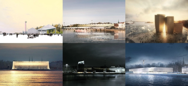 Exposição mostra o estágio de desenvolvimento dos seis finalistas para o Guggenheim Helsinki - Imagem de Destaque