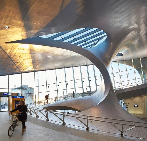 Gallery: UNStudio's Arnhem Transfer Terminal Through the Lens of Hufton+Crow - Featured Image