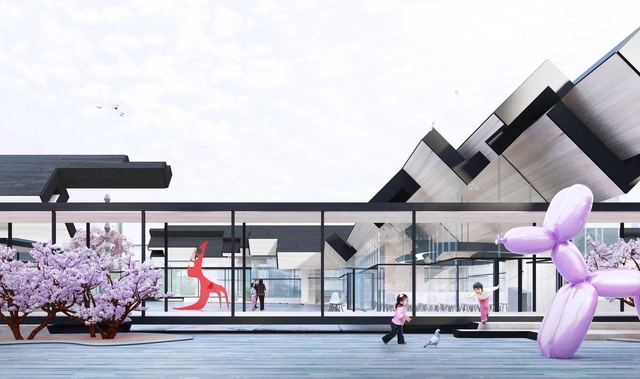 Gilles Retsin Architecture Unveils Design for Suncheon Art Platform - Facade
