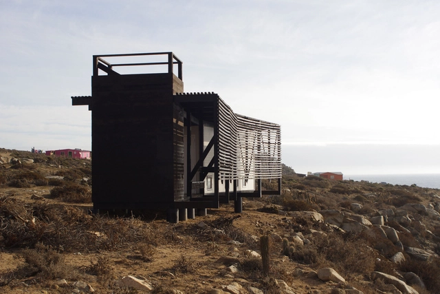Rural Health Clinic / SAA  arquitectura + territorio, Cristobal Vial Decombe - Medical Facilities, Facade, Stairs, Coast