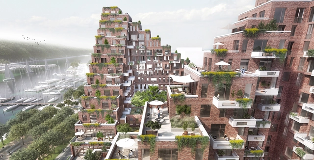 AART revitalizará área portuária de Aarhus com empreendimento de usos mistos - Imagem de Destaque