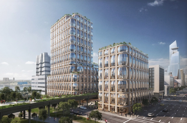 New Renderings Reveal Thomas Heatherwick's Design for Residential Towers Straddling NYC's Highline - Featured Image