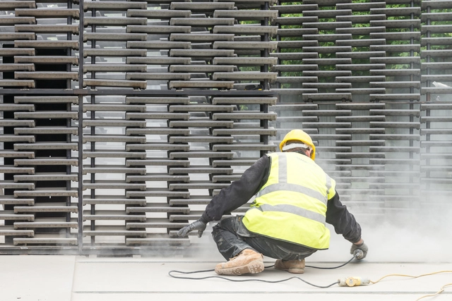 Photographs Capture Frida Escobedo's 2018 Serpentine Pavilion Nearing Completion - Featured Image