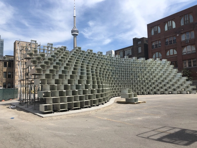 BIG's Relocated Serpentine Pavilion Nears Completion in Toronto as Landmark Tower Tops Out in Vancouver - Featured Image