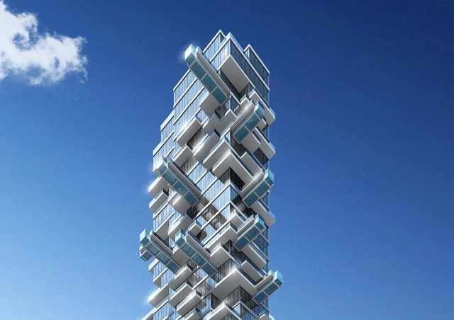 Arquitectonica diseña un rascacielos 'de piscinas' en Los Angeles - Imagen Principal