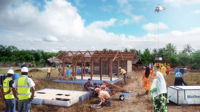 Carlo Ratti desarrolla prototipo residencial prefabricado en zonas rurales de India - Imagen Principal