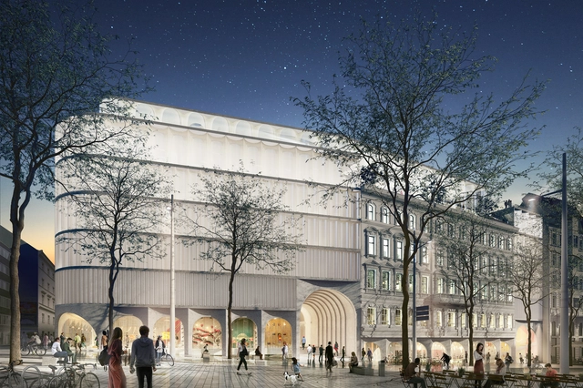 OMA vence concurso para projetar loja de departamentos e hotel em Viena - Imagem de Destaque
