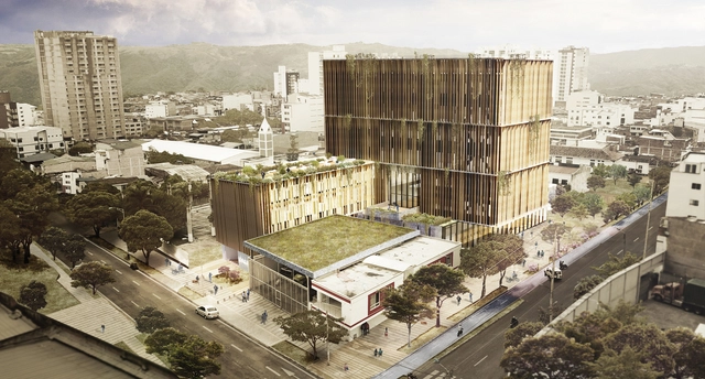 Hospital como espacio público: una propuesta para el concurso de la nueva unidad UIMIST en Bucaramanga - Imagen Principal