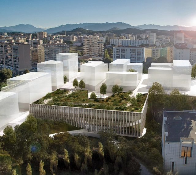 Rudy Ricciotti + Amelia Tavella Design the Ajaccio Conservatory of Music in France  - Featured Image