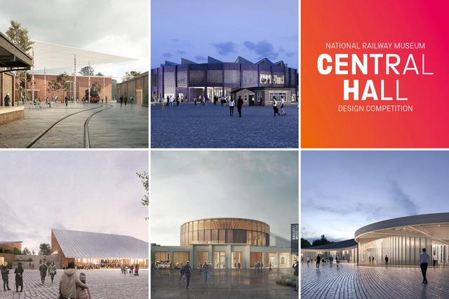 National Railway Museum Central Hall Competition Reveals 5 Final Design Concepts - Featured Image