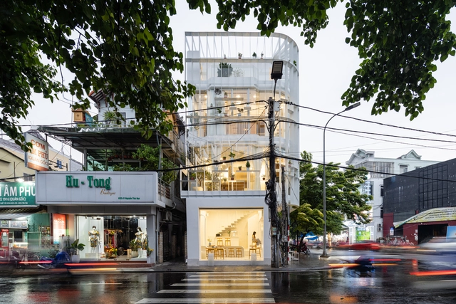 Tiam 咖啡店&住宅 / Nguyen Khai Architects & Associates - 建筑图, 独立住宅