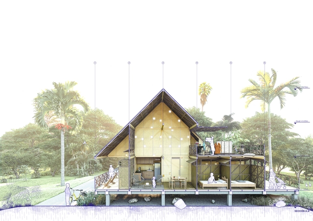 Tipologías de vivienda para afectados del huracán Iota en Colombia - Imagen Principal