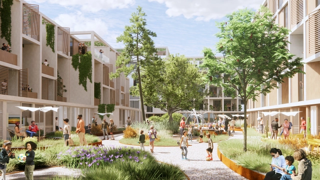 3XN/GXN, Gehl y ConAm diseñan una comunidad regenerativa de 15 minutos para San Diego - Imagen Principal