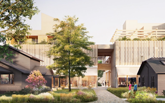 Herzog & de Meuron presenta su proyecto de uso mixto de madera en Austin, Texas - Imagen Principal