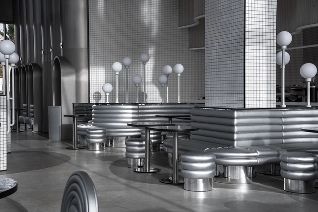 MO Bakery / Masquespacio - Interior Photography, Restaurant & Bar Interiors, Facade, Lighting