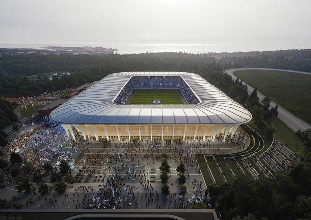 Zaha Hadid Architects, Sweco y Tredje Natur seleccionados para diseñar el nuevo estadio de Aarhus en Dinamarca - Imagen Principal