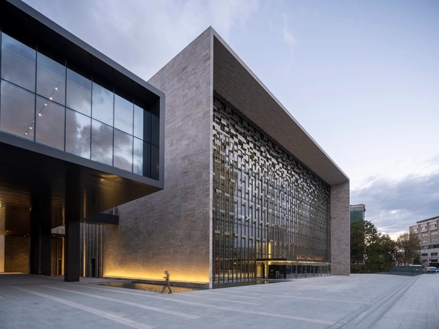 Ataturk Cultural Center / Tabanlioglu Architects - Exterior Photography, Cultural Center, Facade