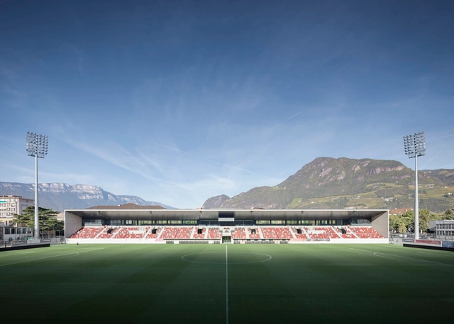 Drusus Stadium in Bolzano / gmp Architects - Exterior Photography, Stadiums