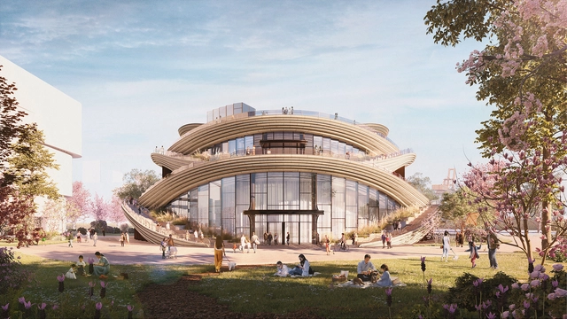 Heatherwick Studio divulga projeto para novo pavilhão de exposições na orla de Xangai - Imagem de Destaque