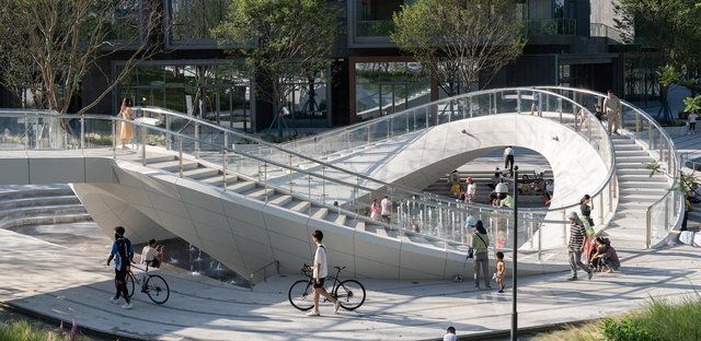 Parque Waterline / Lab D+H - Fotografia de Exterior, Parque, Fachada, Arco