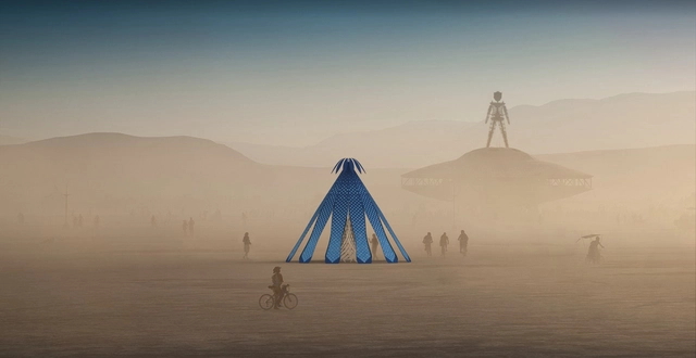 10 Instalações e pavilhões do Burning Man 2023 - Imagem de Destaque