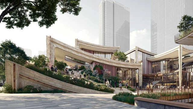 Heatherwick Studio presenta el diseño de un nuevo distrito comercial en la antigua ciudad de Xi'an, China - Imagen Principal