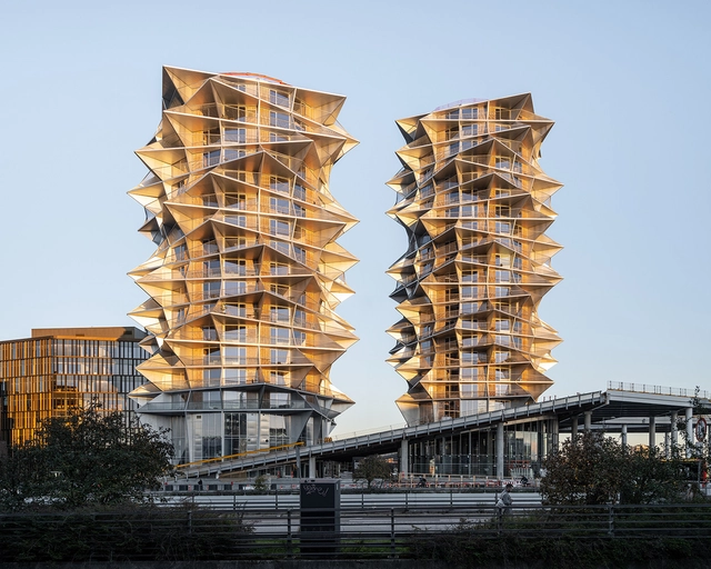 "Kaktus Towers", projeto do BIG em Copenhague, está próximo de ser concluído - Imagem de Destaque