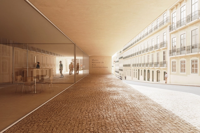 Baile Menduiña、Del Medio Atelier 和 Luis Manuel Pereira 赢得里斯本 MNAC 翻新与扩建设计竞赛 - 主图
