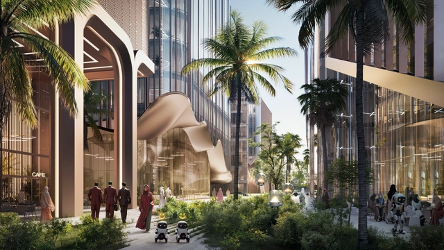 HWKN Develops AI-Planned Commercial District in Central Sharjah, UAE - Featured Image